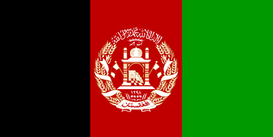 dịch vụ Visa Châu Á - Quốc kỳ Afghanistan