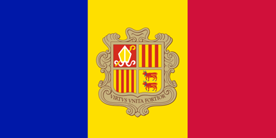 Dịch vụ Visa Châu Âu - Quốc kỳ Andorra