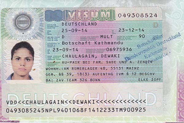 Thủ tục nộp đơn cấp Visa thăm viếng tại Đức