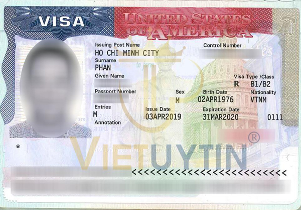 Visa công tác Mỹ của anh Vũ