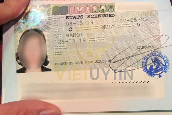 Visa du lịch Pháp của chị Dung