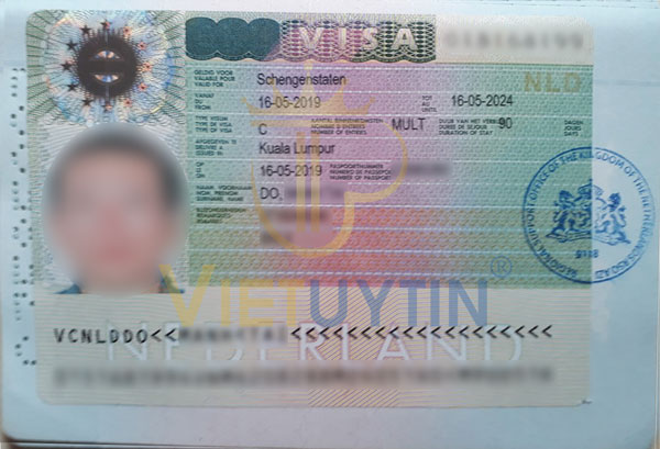 Visa du lịch Hà Lan của anh Dương
