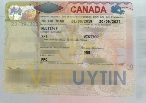 Visa thăm thân Canada của cô Lan Visa thăm thân Canada của cô Lan