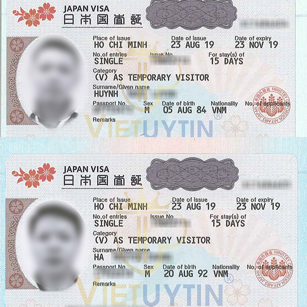 Visa công tác Nhật Bản của anh Đạt và anh Bảo Visa công tác Nhật Bản của anh Đạt và anh Bảo