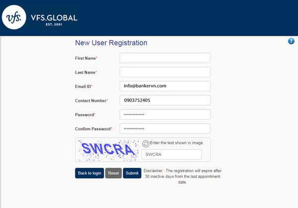 Đăng nhập với email và mật khẩu đã đăng ký