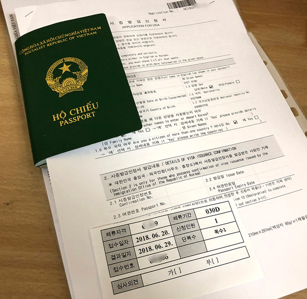 Cách chuẩn bị hồ sơ visa Hàn cho người mới đi làm có đôi chút khác biệt