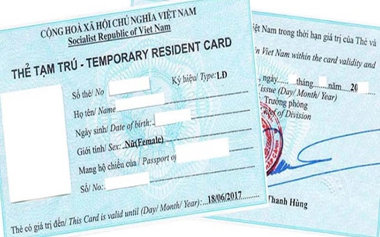 Thẻ tạm trú có giá trị thay thế thị thực Việt Nam