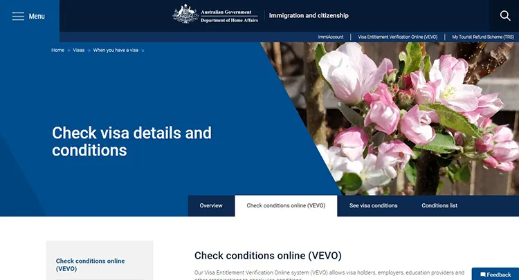 Kiểm tra kết quả visa Úc online