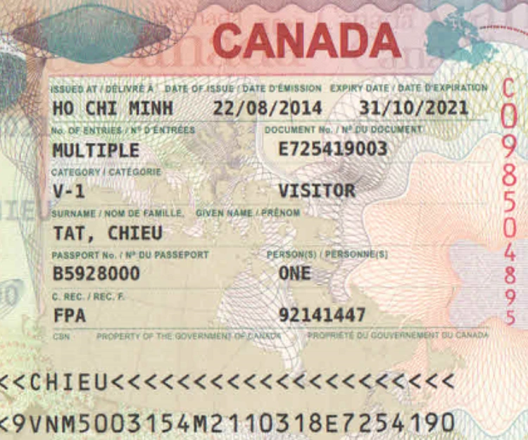 Các loại chi phí xin visa Canada hiện nay