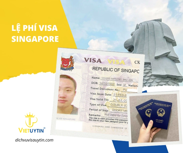 Làm visa đi Singapore hết bao nhiêu tiền