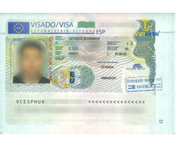 Visa Schengen kí hiệu là Visa loại C