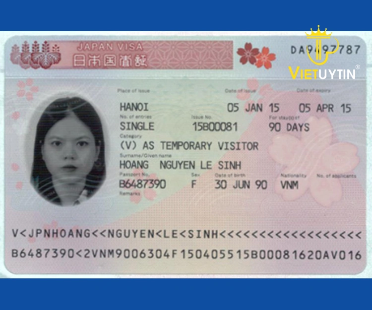 Visa Single Nhật Bản cho phép lưu trú từ 15-90 ngày