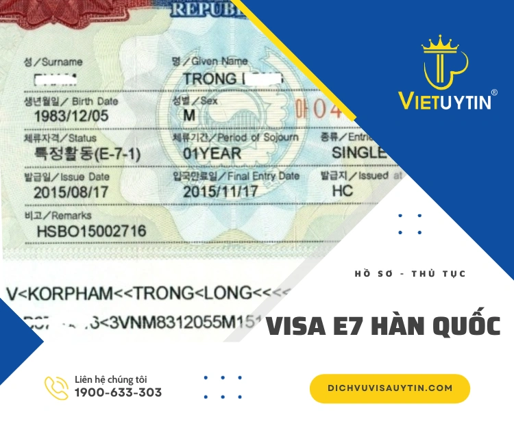 Visa E-7 Hàn Quốc là gì? Những thông tin về visa kỹ sư Hàn Quốc ai cũng phải biết