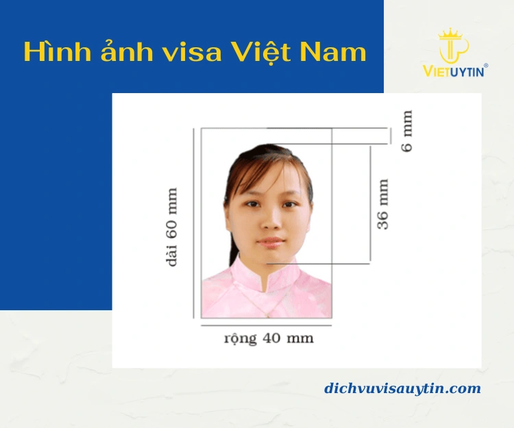Hình ảnh visa Việt Nam phải chụp rõ ràng ngũ quan của đương đơn
