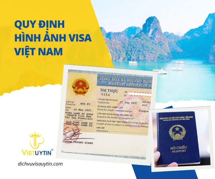 Hình ảnh visa Việt Nam cần in ra để nộp cùng với hồ sơ đăng ký