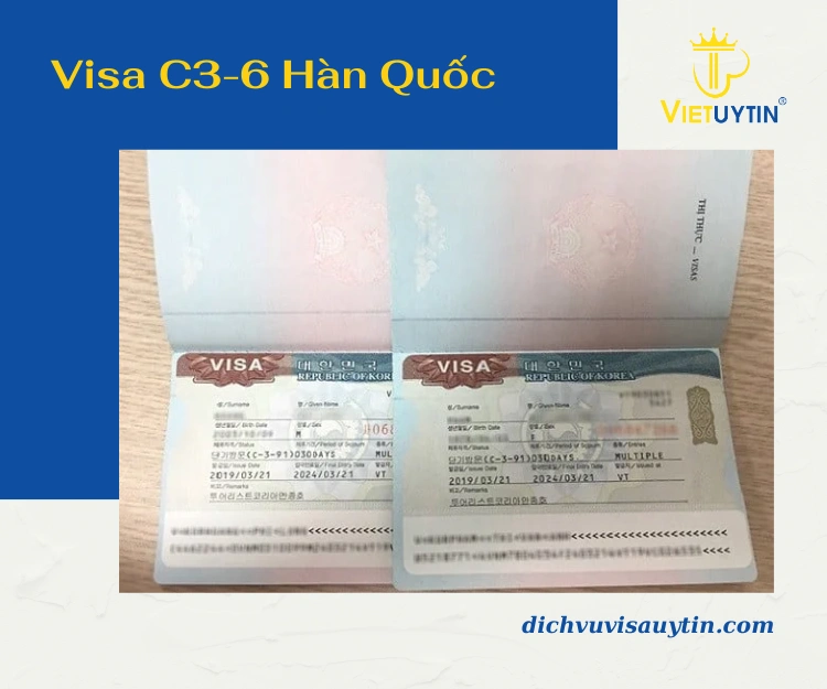 Visa c3-6 Hàn Quốc là gì?